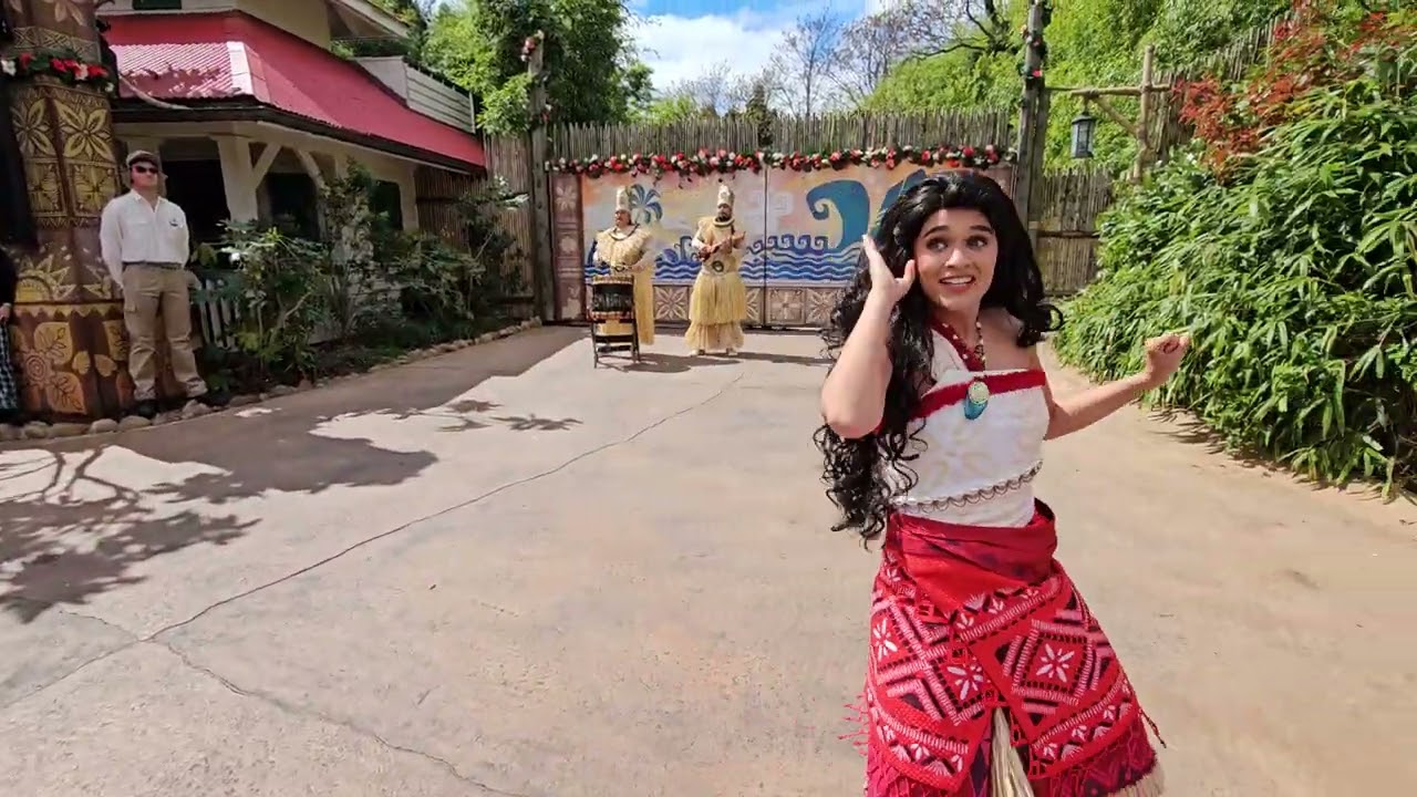 Vaiana en haar muzikanten - Disneyland Paris