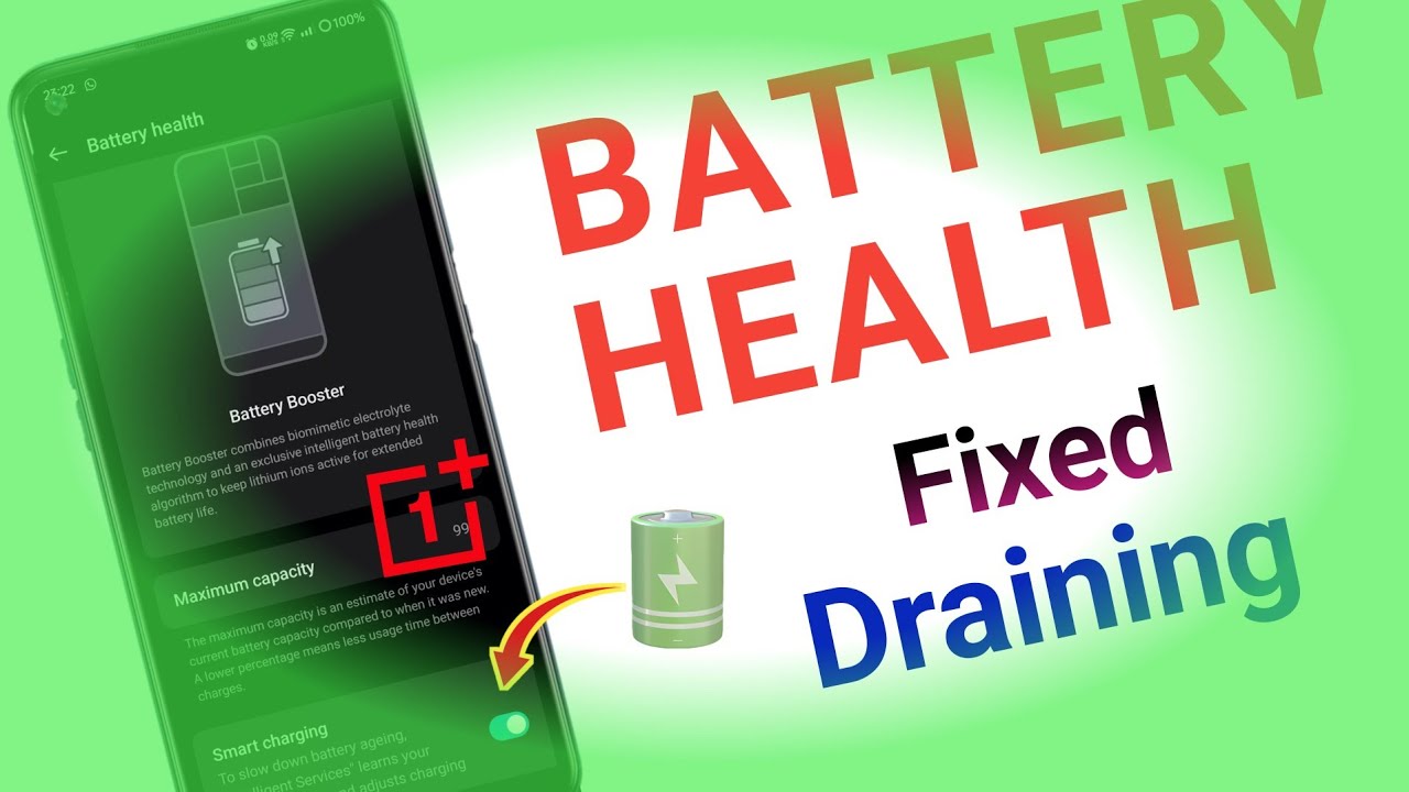 Smart Charging 😱 Battery🔋Drain issues OnePlus Phone 🤳 Fixed Battery Draining 💪 Battery Backup