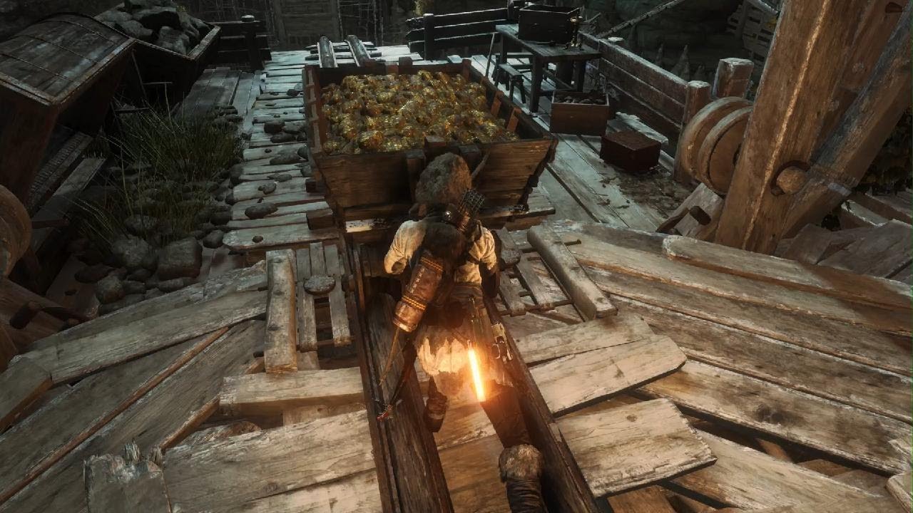 Rise of the Tomb Raider Tomb of 2 Mine Carts full of Gold