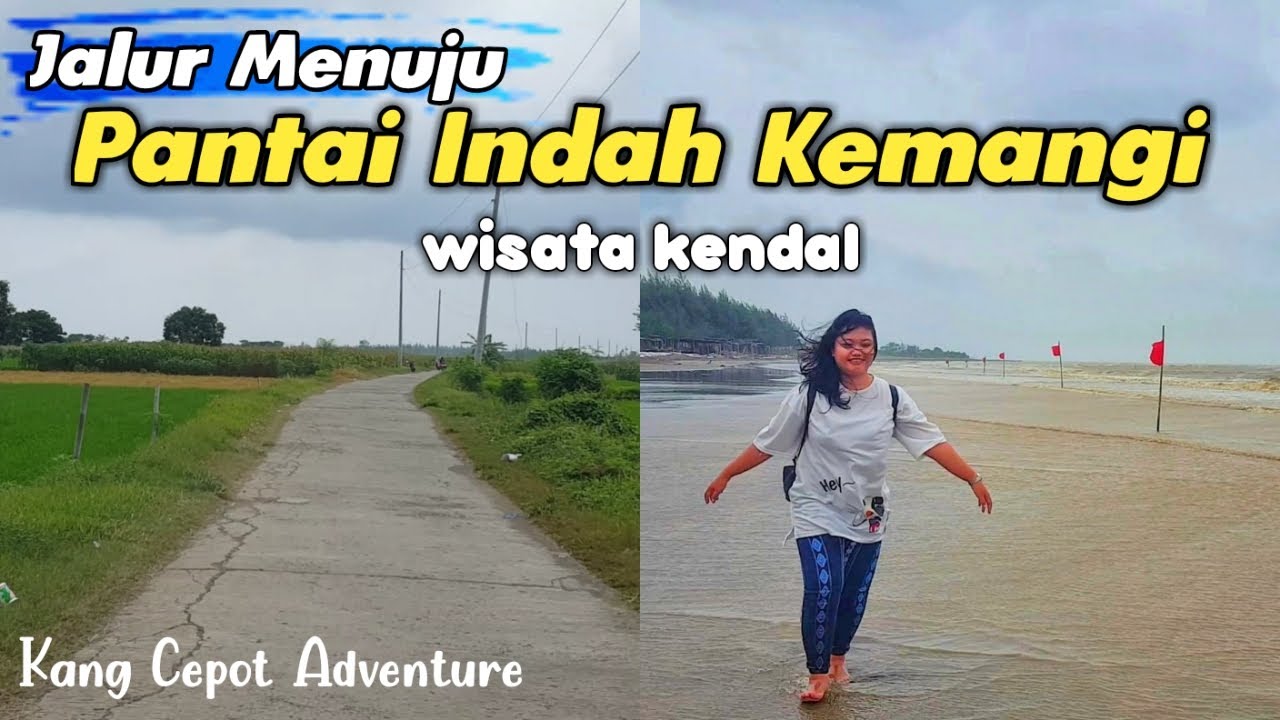 Jalur menuju Wisata Pantai Indah Kemangi Kabupaten Kendal Jawa Tengah