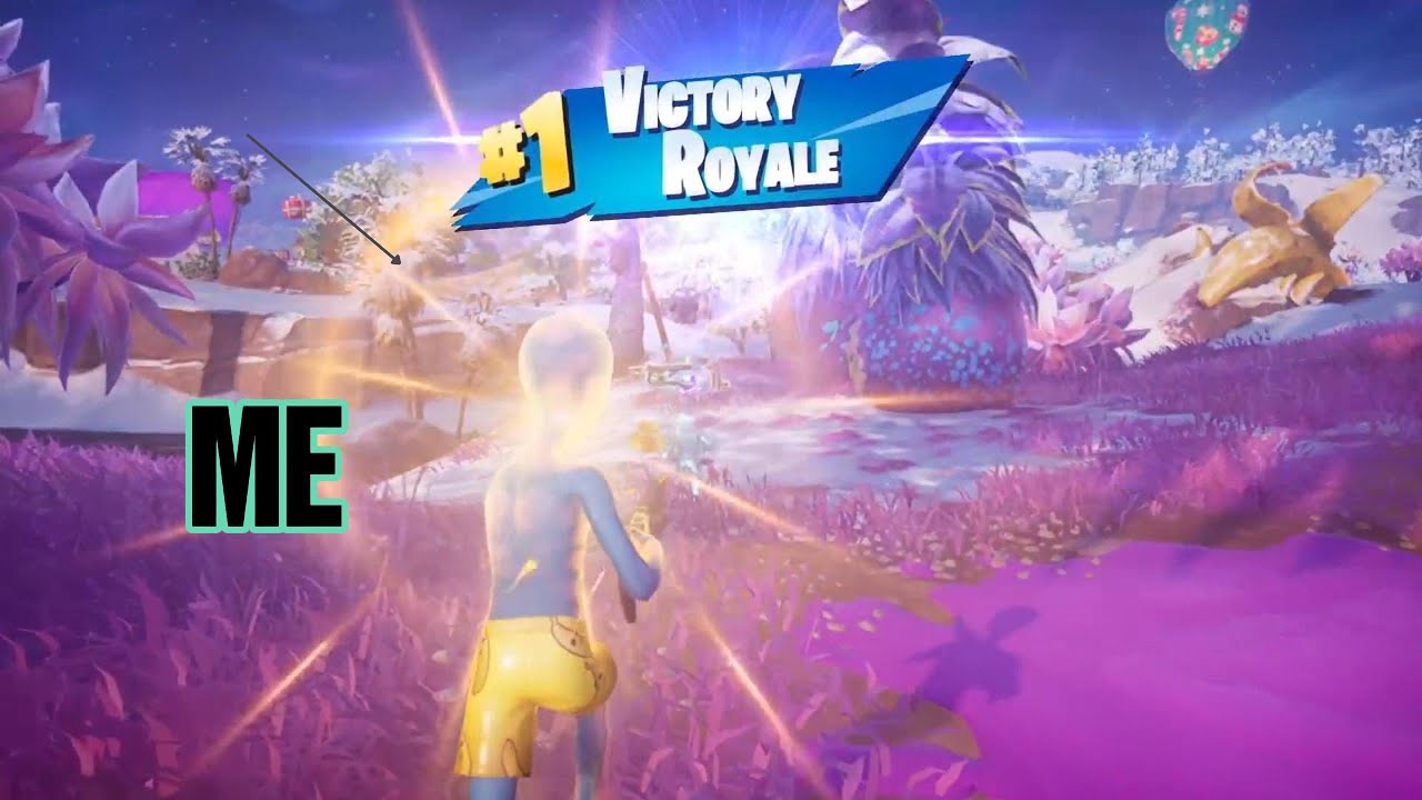 FIRST WIN ON FORTNITE USING KB&M 
