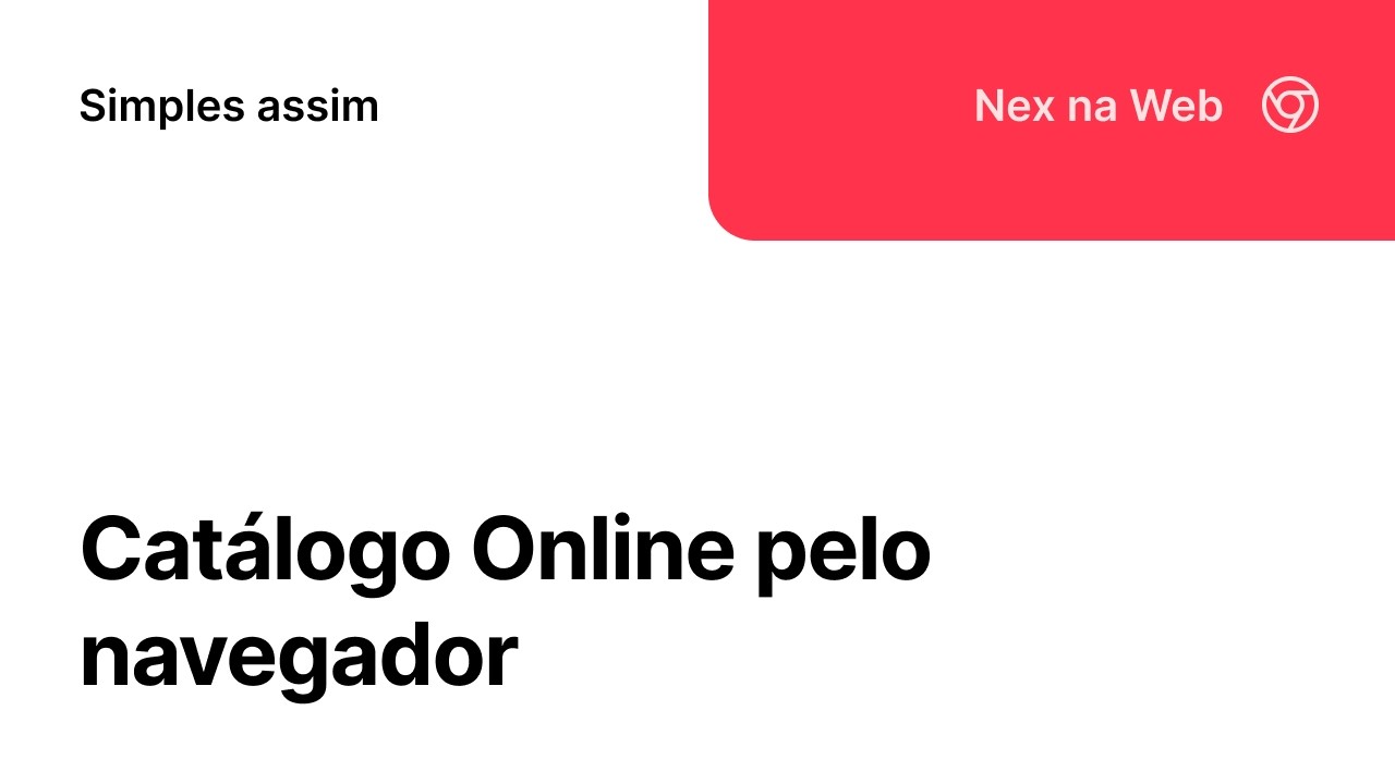 Como adicionar canais de contato no Catálogo Online pelo Nex na web - Nex