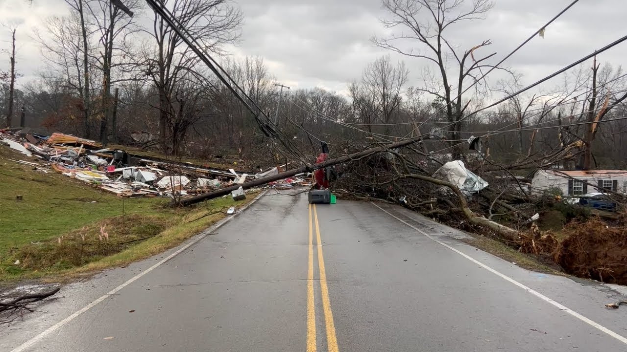 Tornado Damage Widespread in Clarksville TN