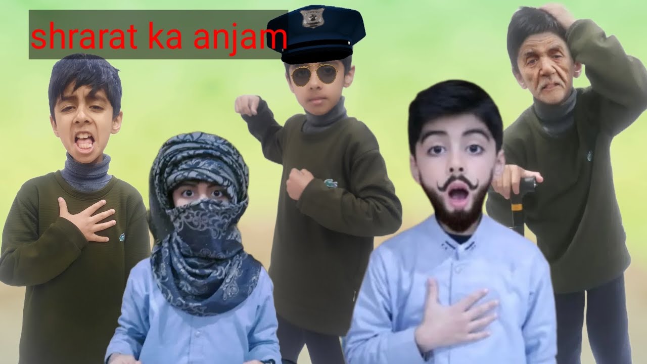 Funny Hindi Moral Story | shararti bacha or Police  😄 | Aamir Ayesha World episode15