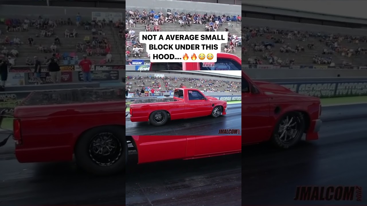 1200+ hp 1st gen small block Chevy and a 500+ shot of nitrous on a s10…🔥