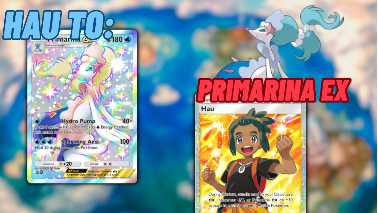 A RELENTLESS ARIA: Hau To Primarina: Pokemon TCG Pocket