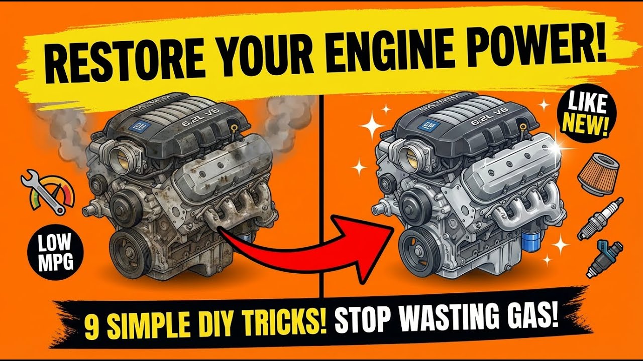 Engine Feels Tired? 9 Simple Steps to Make It Run Like NEW