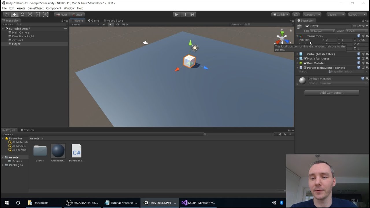 Make A Game In Unity With No Experience #1: Movement
