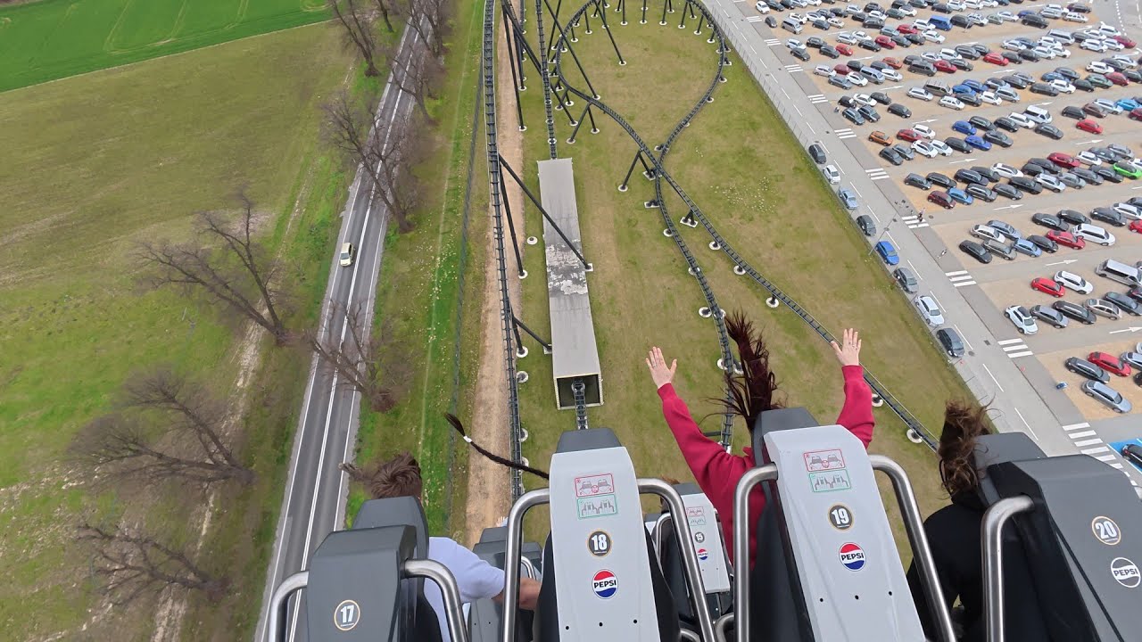 POV: HYPERION – One of Europe’s TALLEST & FASTEST Coasters in 4K 60 FPS🎢🔥 | Energylandia