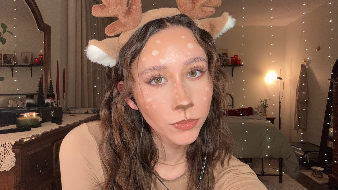 ASMR | intense mouth sounds and hand movements- christmas edition 🎄🦌