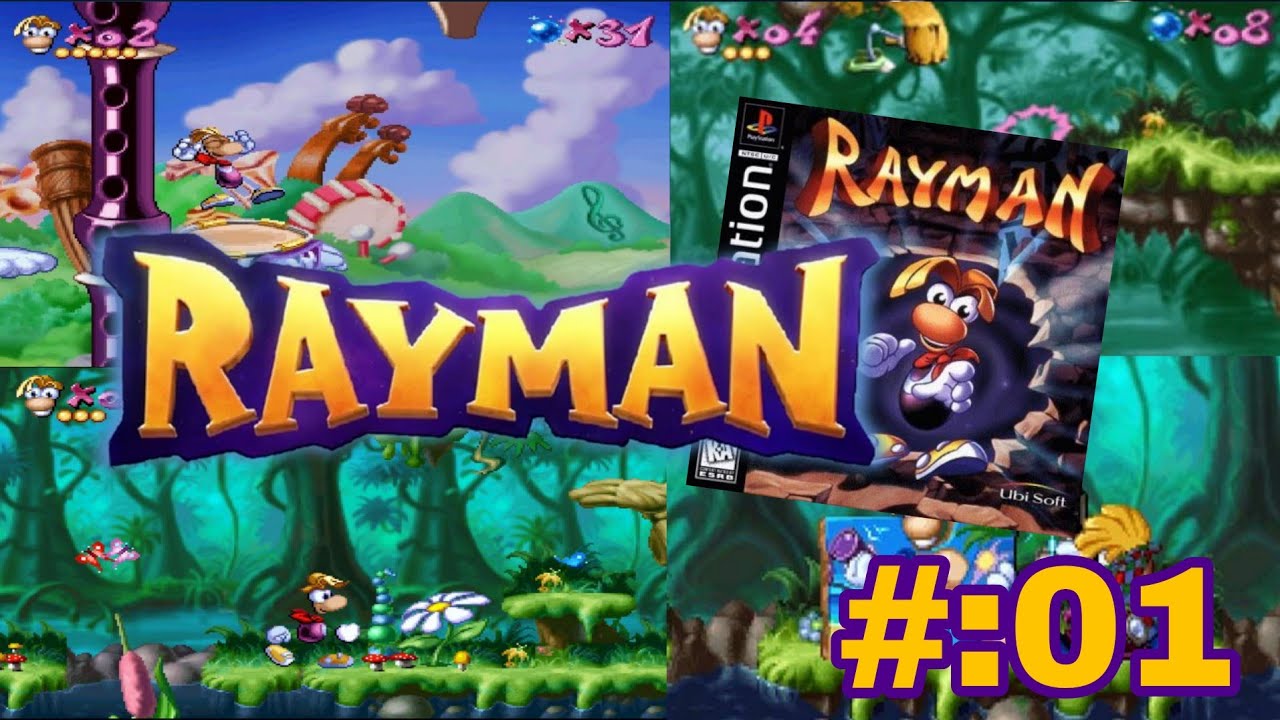 Rayman ao Vivo (PS1) Início de Gameplay #:01
