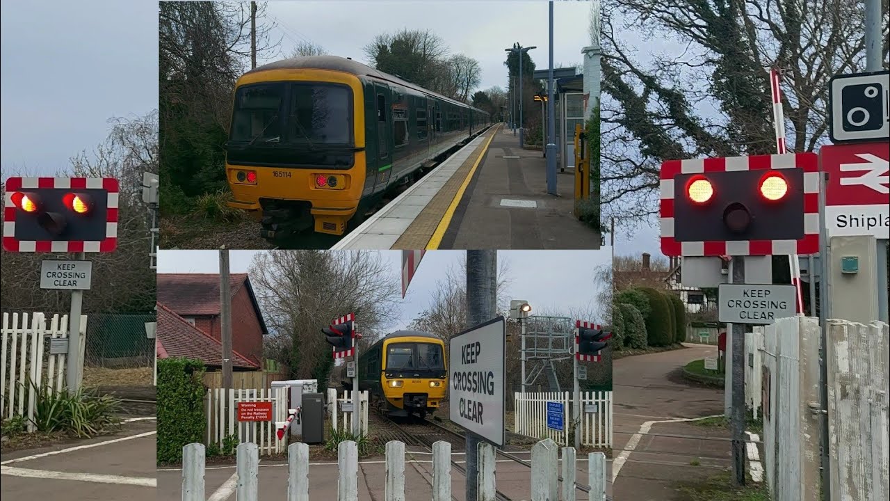 GWR class 165114 @ Shiplake Station & Shiplake Station Level Crossing | 07.02.22