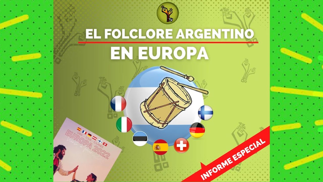 Cómo conocen y viven el FOLCLORE ARGENTINO en EUROPA!
