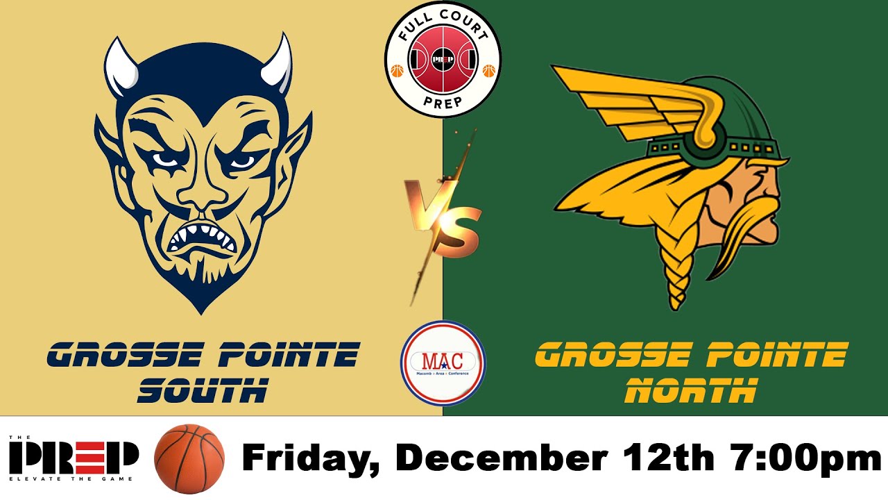 Full Court PreP || Grosse Pointe North vs Grosse Pointe South || Boy's Basketball || Full Livestream