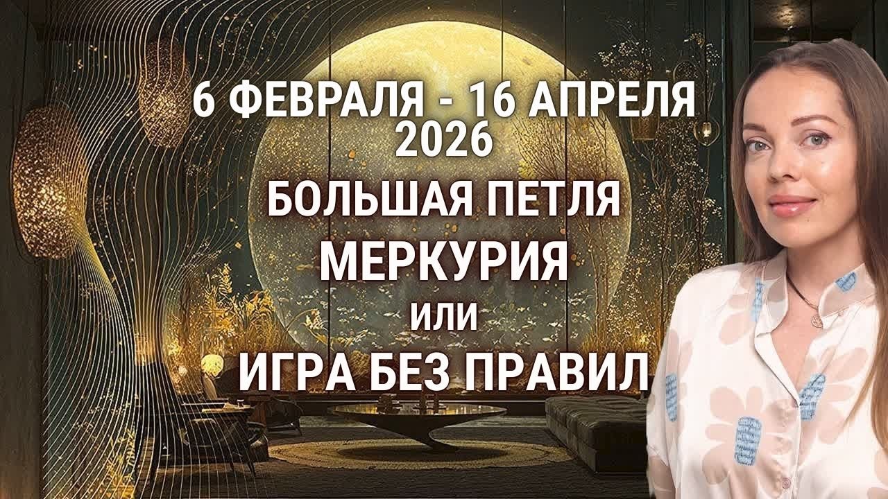 6 февраля - 14 апреля 2026. Большая петля Меркурия или игра без правил