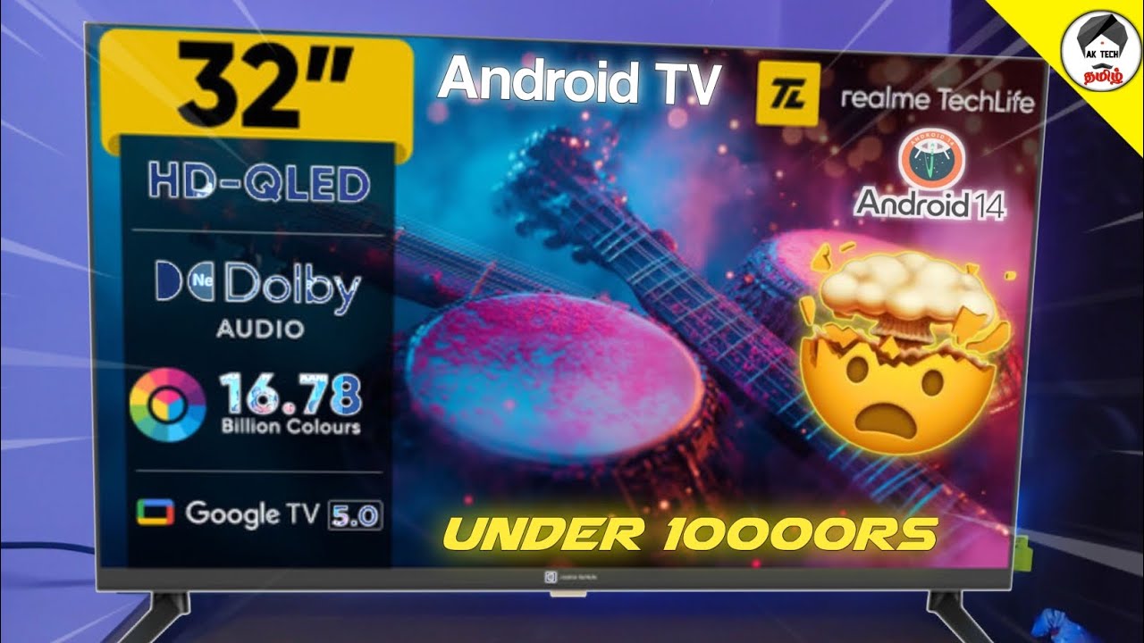 Realme TechLife 32 inch TV Unboxing | Realme Android TV | AK tech tamil