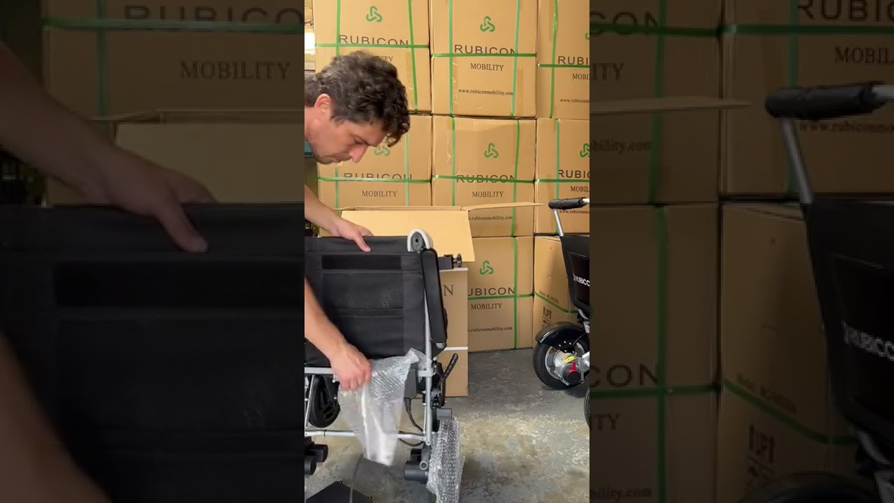 Unboxing and Seting Up of Rubicon D4 Electric Wheelchair