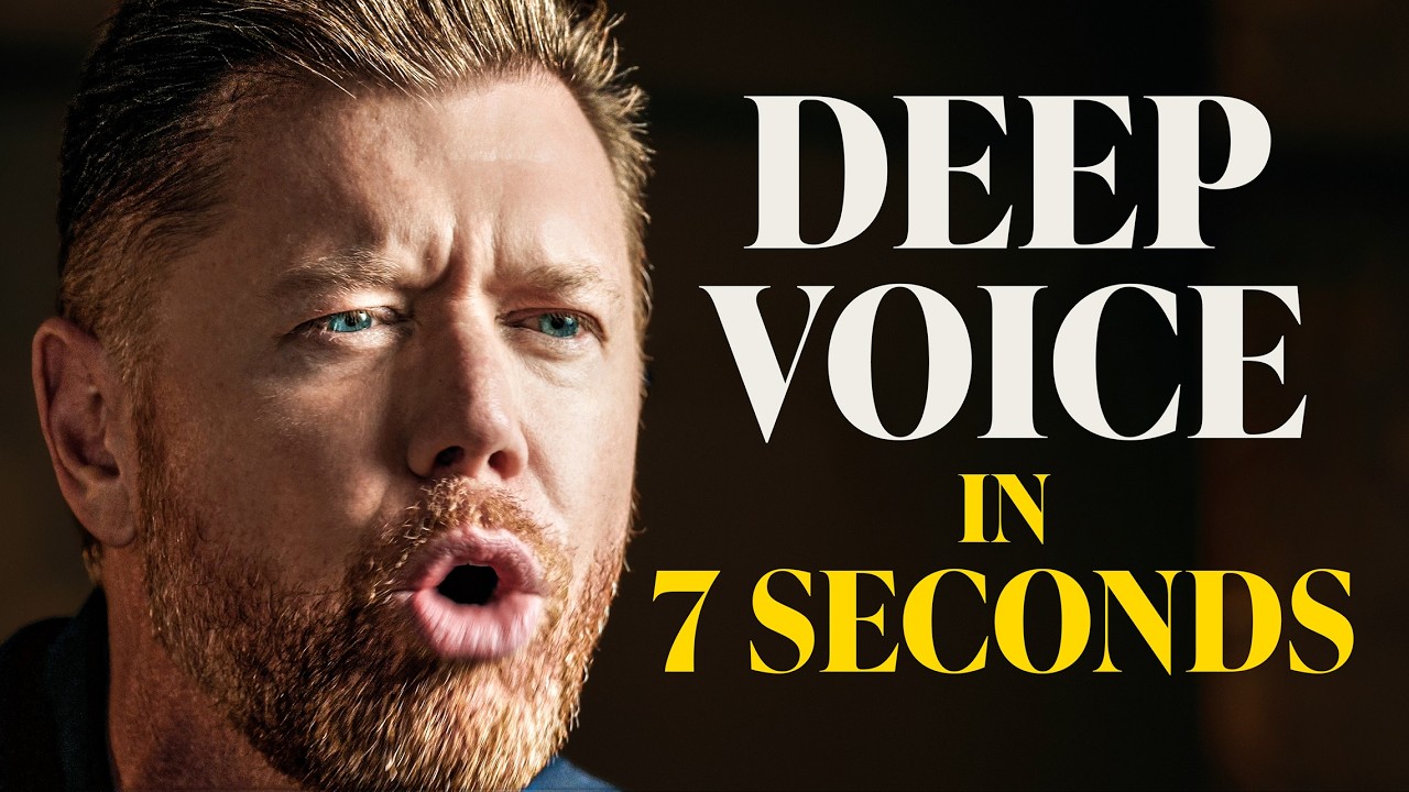How To Get a Deeper Voice in 7 Seconds