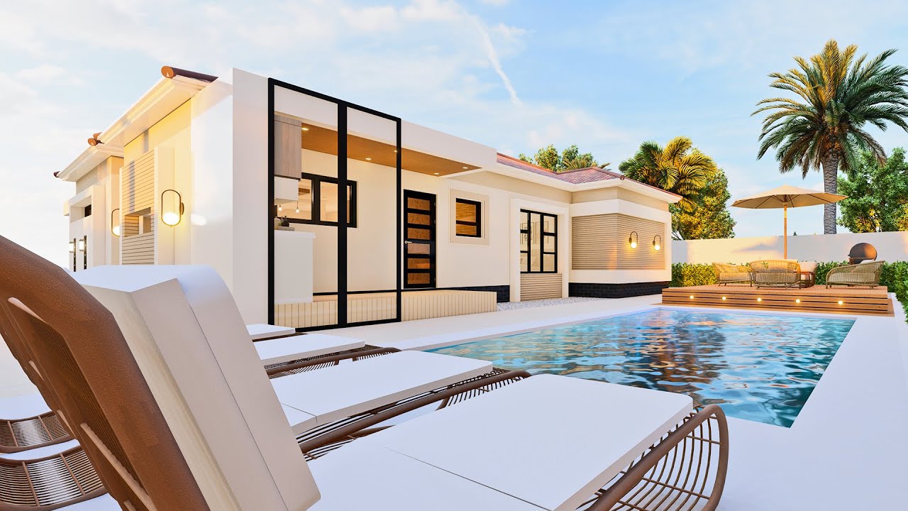 Dream Home: Modern House with swimming pool - Amazing interior