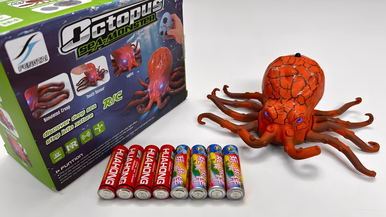 Unboxing Remote Control Octopus, Electric Moon Rabbit, Deformed Police Car, Fire Engine, RC City Bus