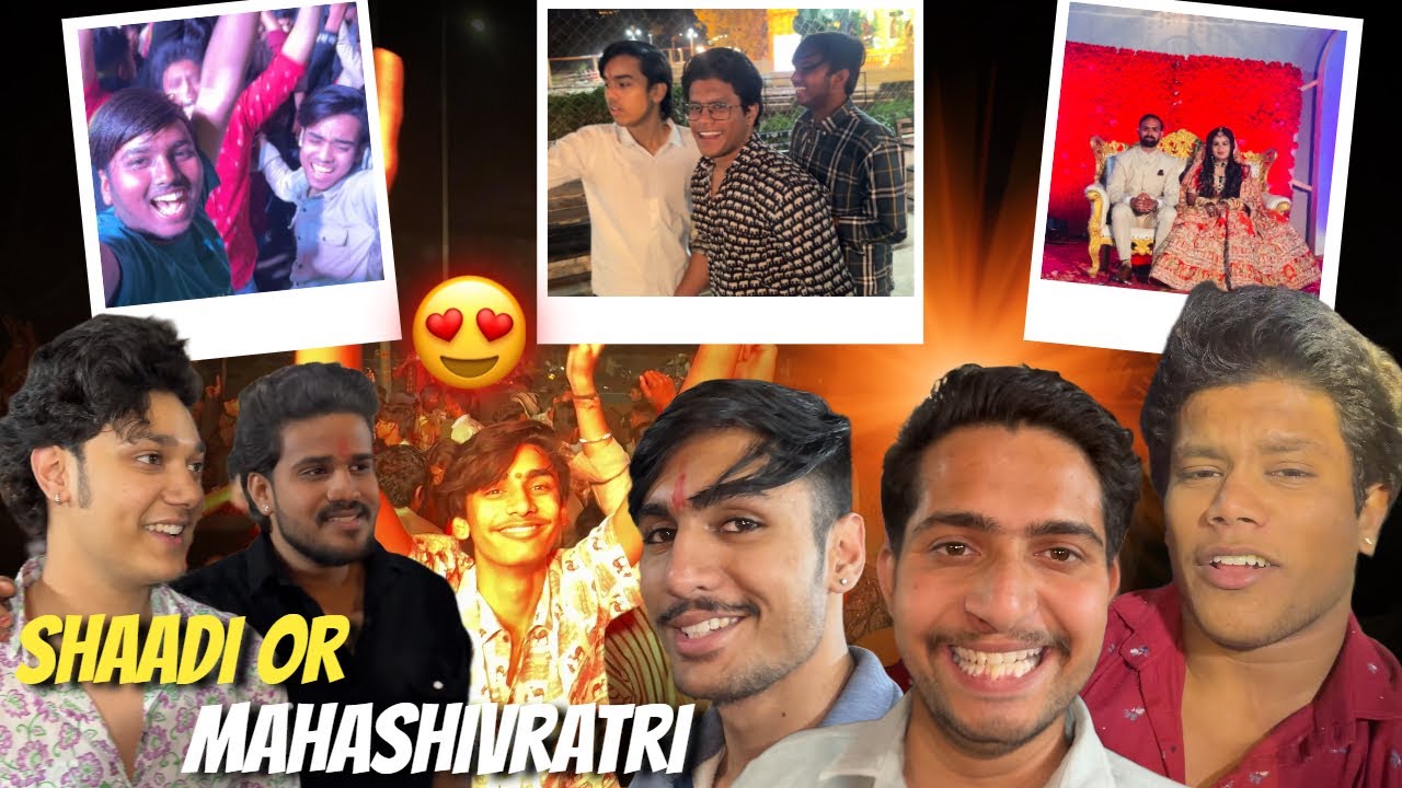 Shaadi or mahashivratri full enjoy😍 | mahashivratri night❤️ | Indian festival😍
