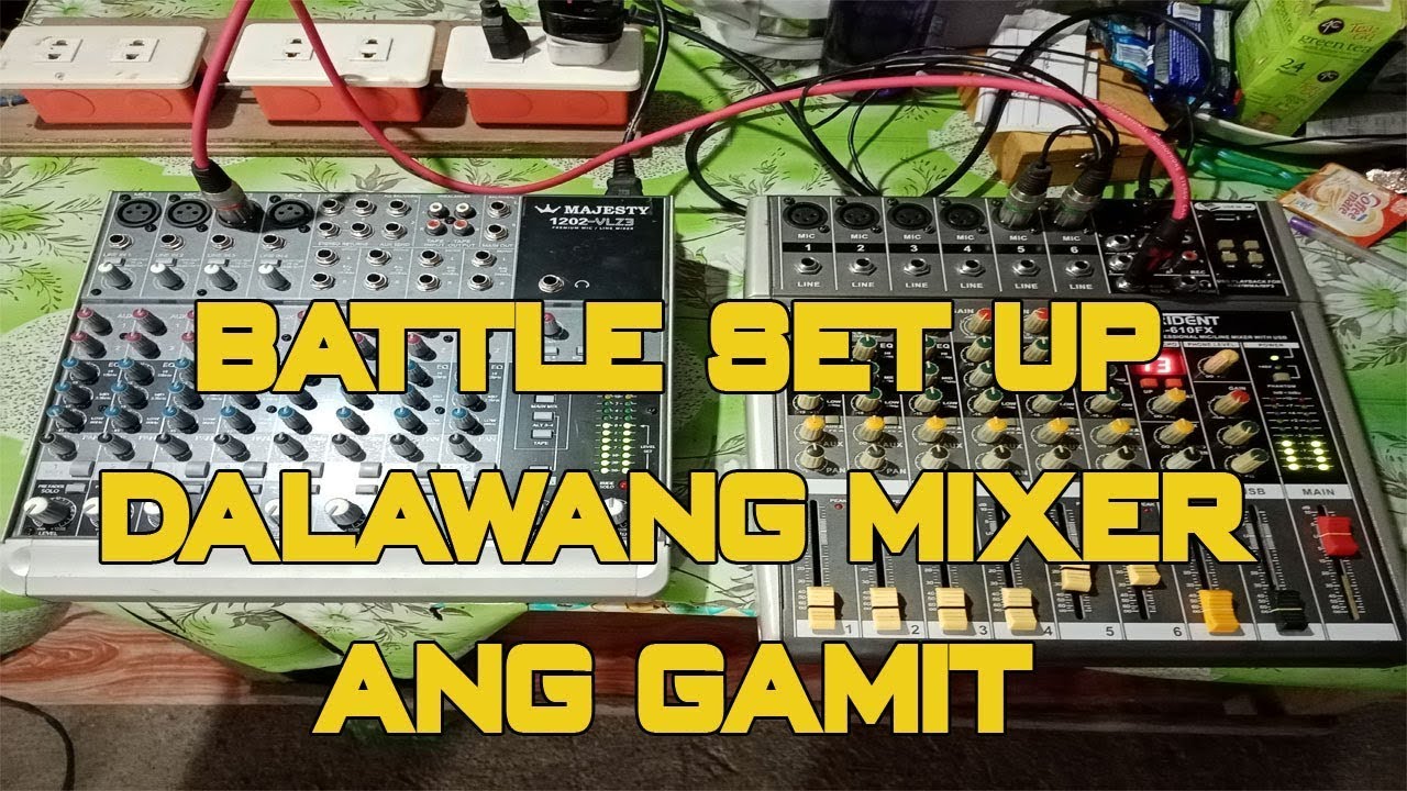 PAANO BA MAG SET UP NG DALAWANG MIXER
