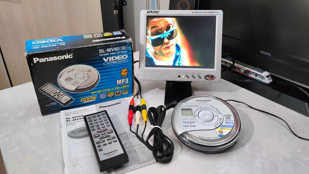 Panasonic SL-MV60 Portable Video CD Player 
