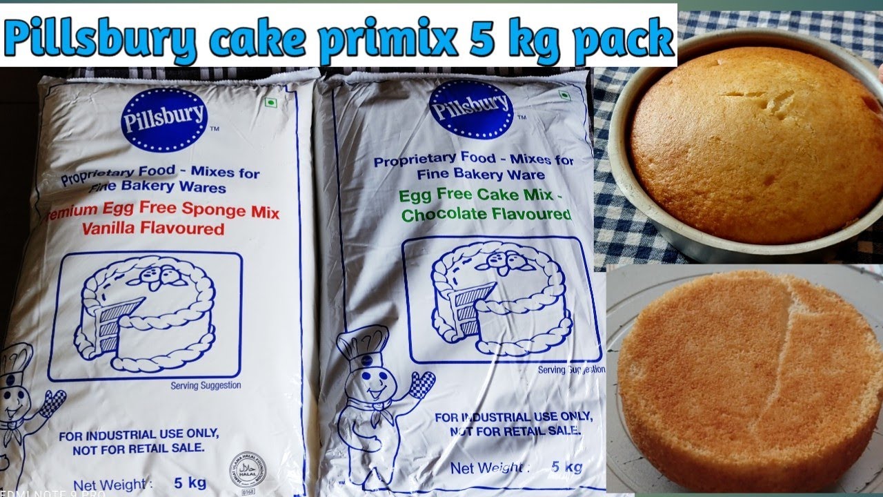Pillsbury cake premix 5 kg pack, how to make sponge using cake primix,  केक, premix वापर