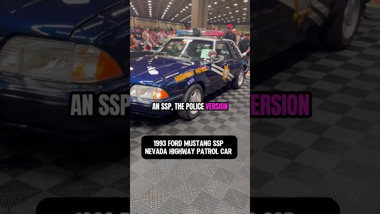 Этот полицейский автомобиль уничтожил всех конкурентов в 80-х #mustang #полиция #ssp