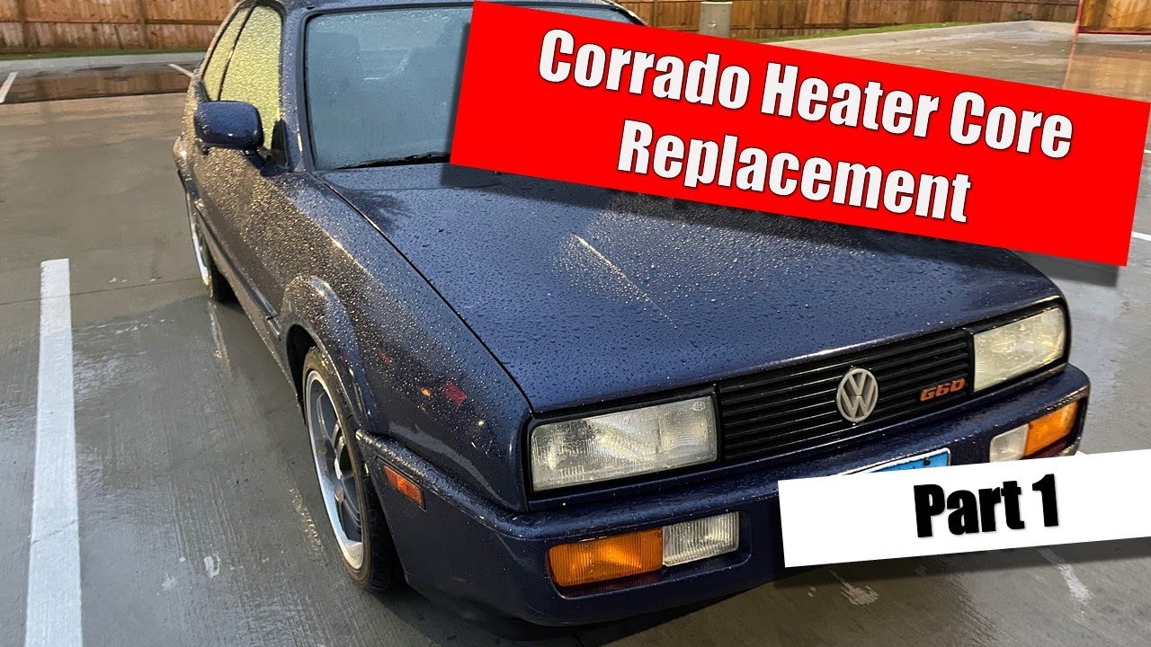 VW Corrado Heater Core Replacement - Part 1