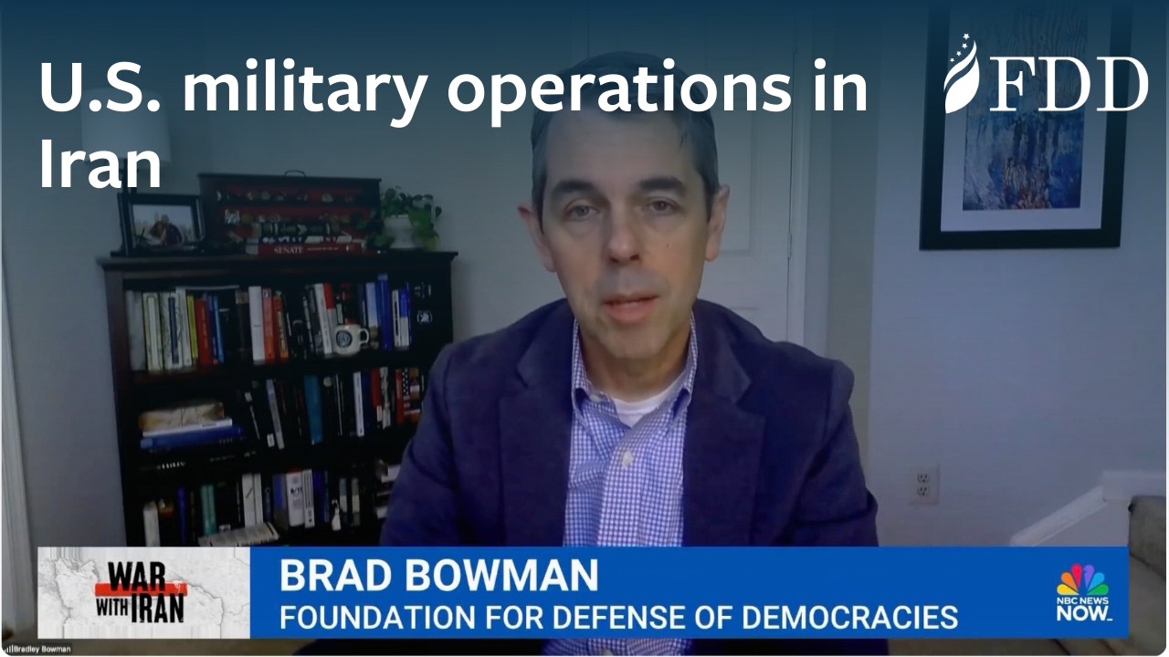Bradley Bowman on the timeline and objectives of U.S. military operations in Iran &ndash; NBC News