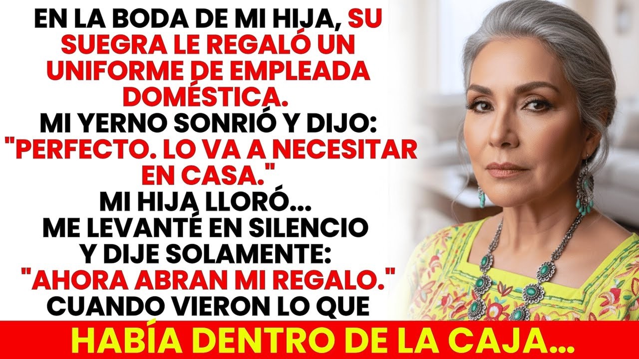 En La Boda, La Suegra Le Dio A Mi Hija Un Uniforme De Empleada  Mi Yerno Rió  “Perfecto” Entonces Y
