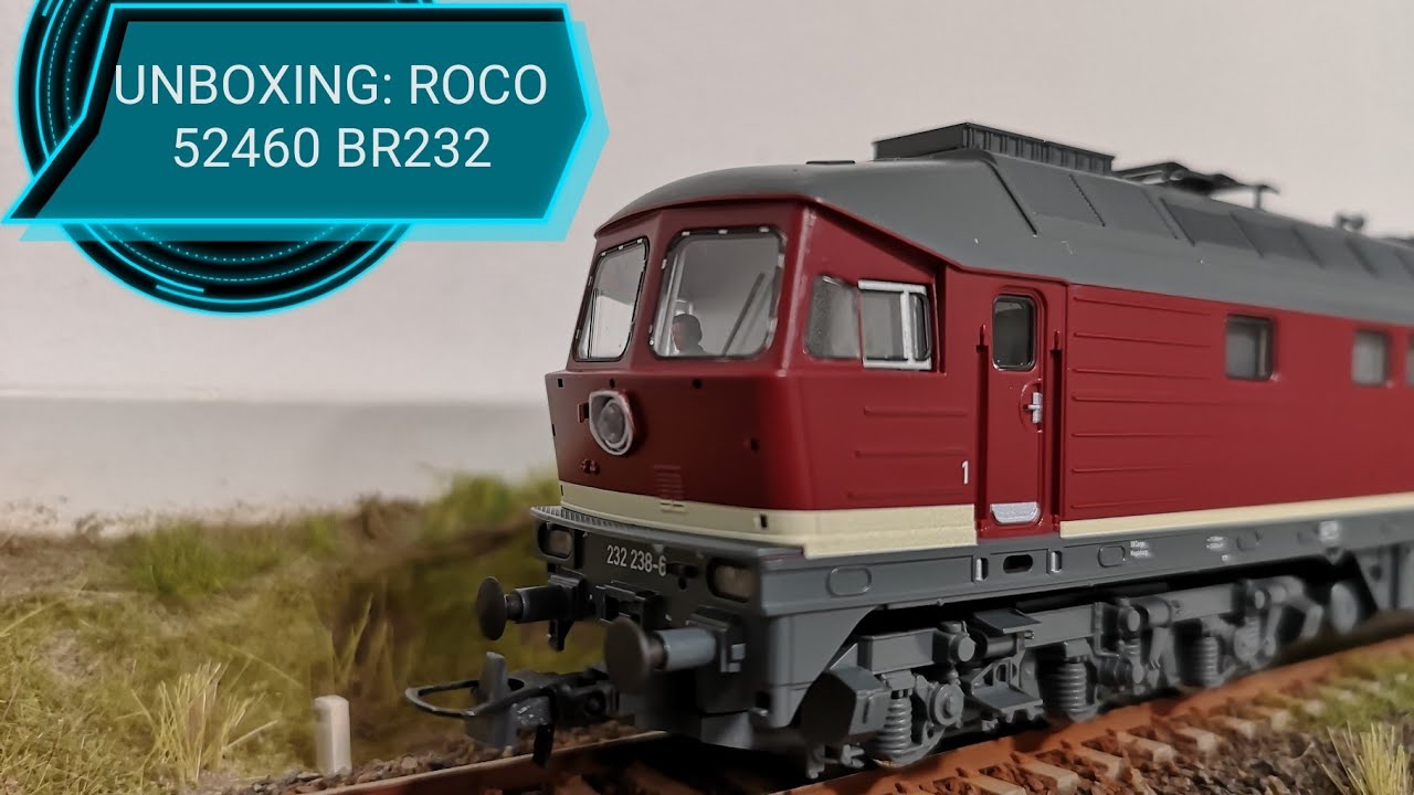 UNBOXING: ROCO 52460 BR 232 DB-AG Ludmilla H0
