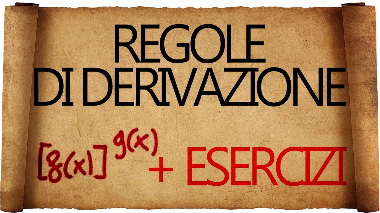 Derivata di f(x) elevato alla g(x) ed esercizi di riepilogo ;)