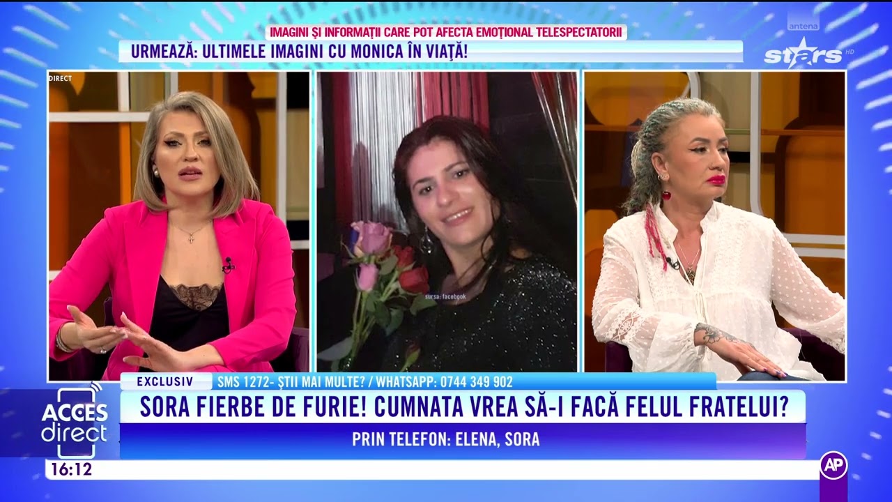 Sora-eroină vrea să-şi salveze fratele de soţie?