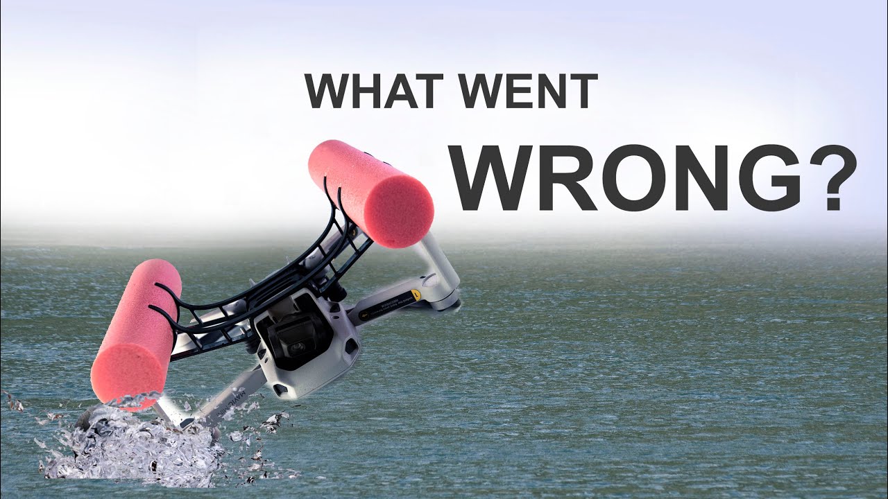 DJI MAVIC MINI - WHAT WENT WRONG - WATER CRASH WITH WATER LANDING LEGS