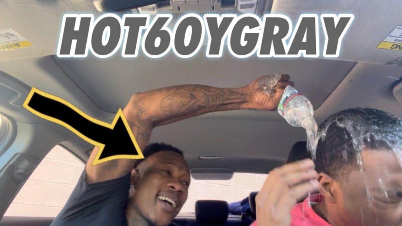 I PLAYED LINCOLN MUSIC IN FRONT OF HOT60YGRAY *He threw water on me*