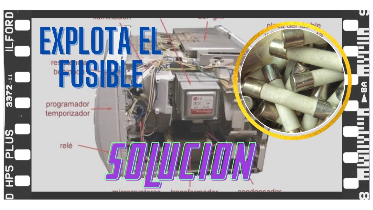 EL MICROONDAS QUEMA EL FUSIBLE, SOLUCIÓN DEFINITIVA, SIN VUELTAS