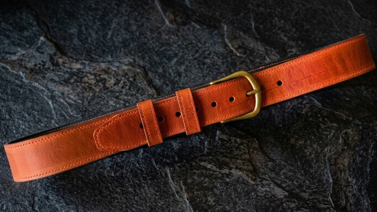 Crafting a Leather Belt by Hand with Horween Dublin Leather – DIY Project