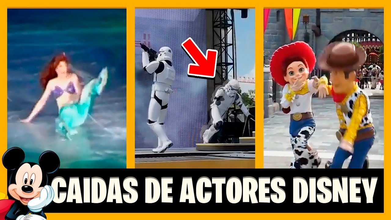 20 CAIDAS de ACTORES DISNEY que ARRUINARAN TU INFANCIA