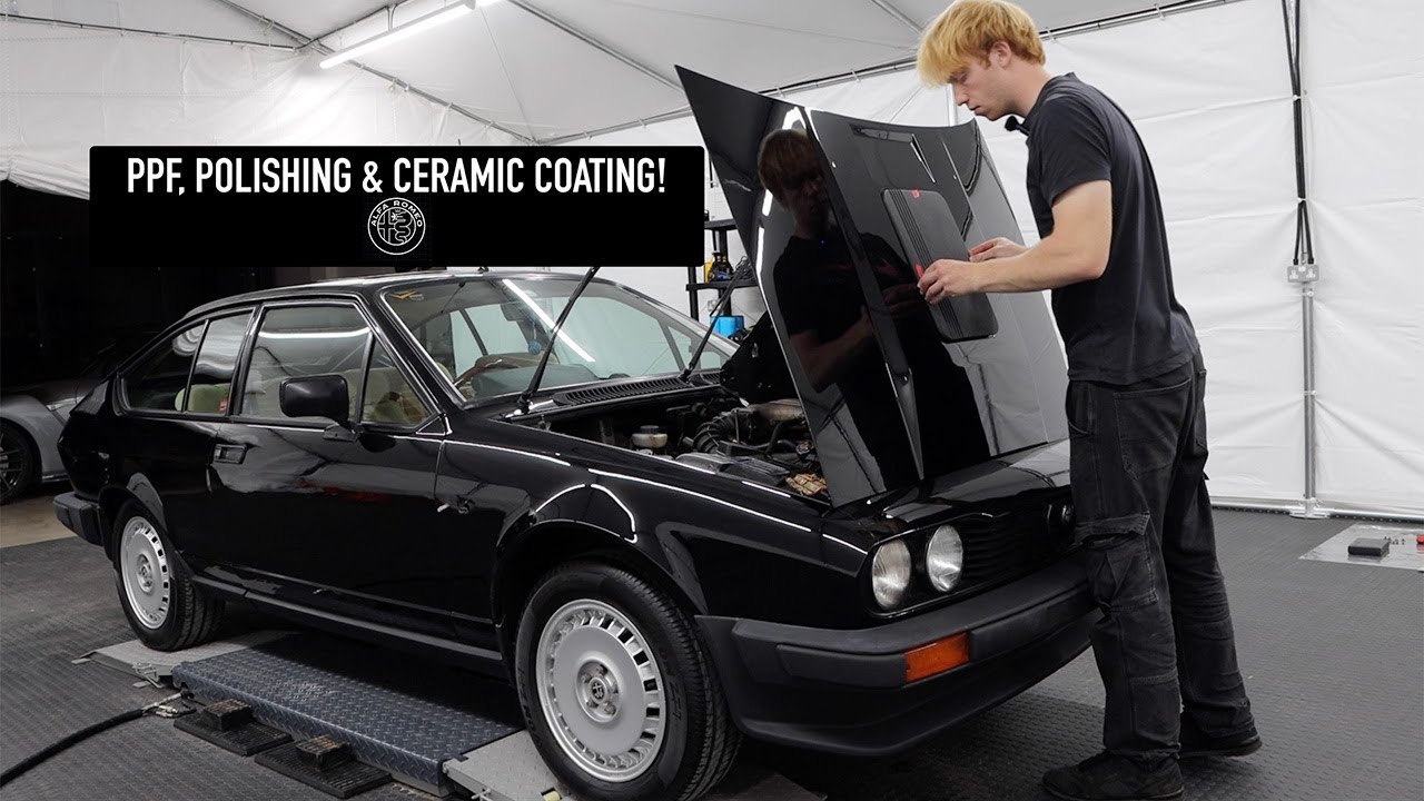 Detailing a Classic Alfa Romeo GTV6 | Paint Correction, PPF & Ceramic Coating Transformation!