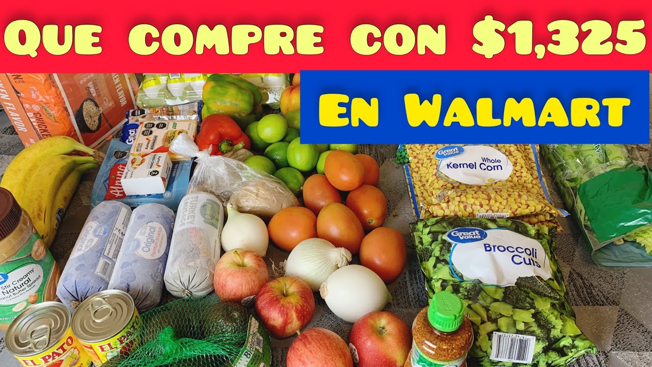 Mi compra semanal en Walmart #comida #fyp #walmart @MiMejorversi&oacute;nbyMari