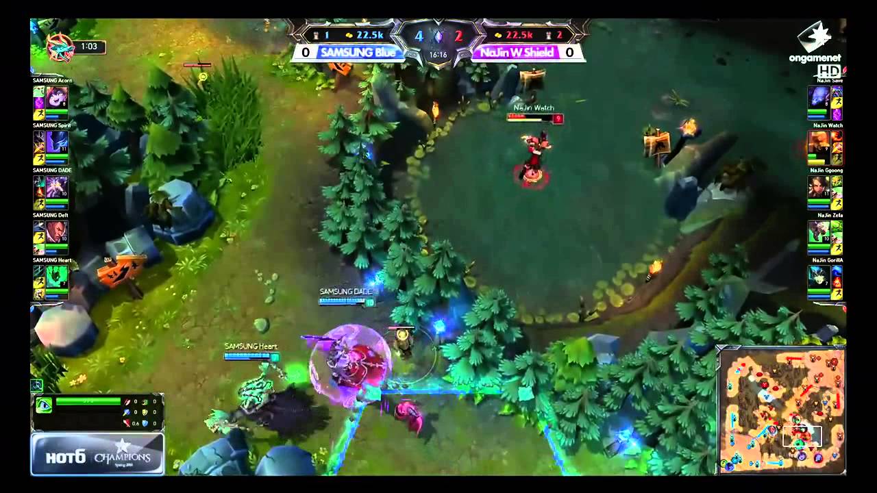 Samsung Galaxy Blue vs NaJin White Shield | Game 1 grand finals Champions Spring 2014 | SSB vs NJWS
