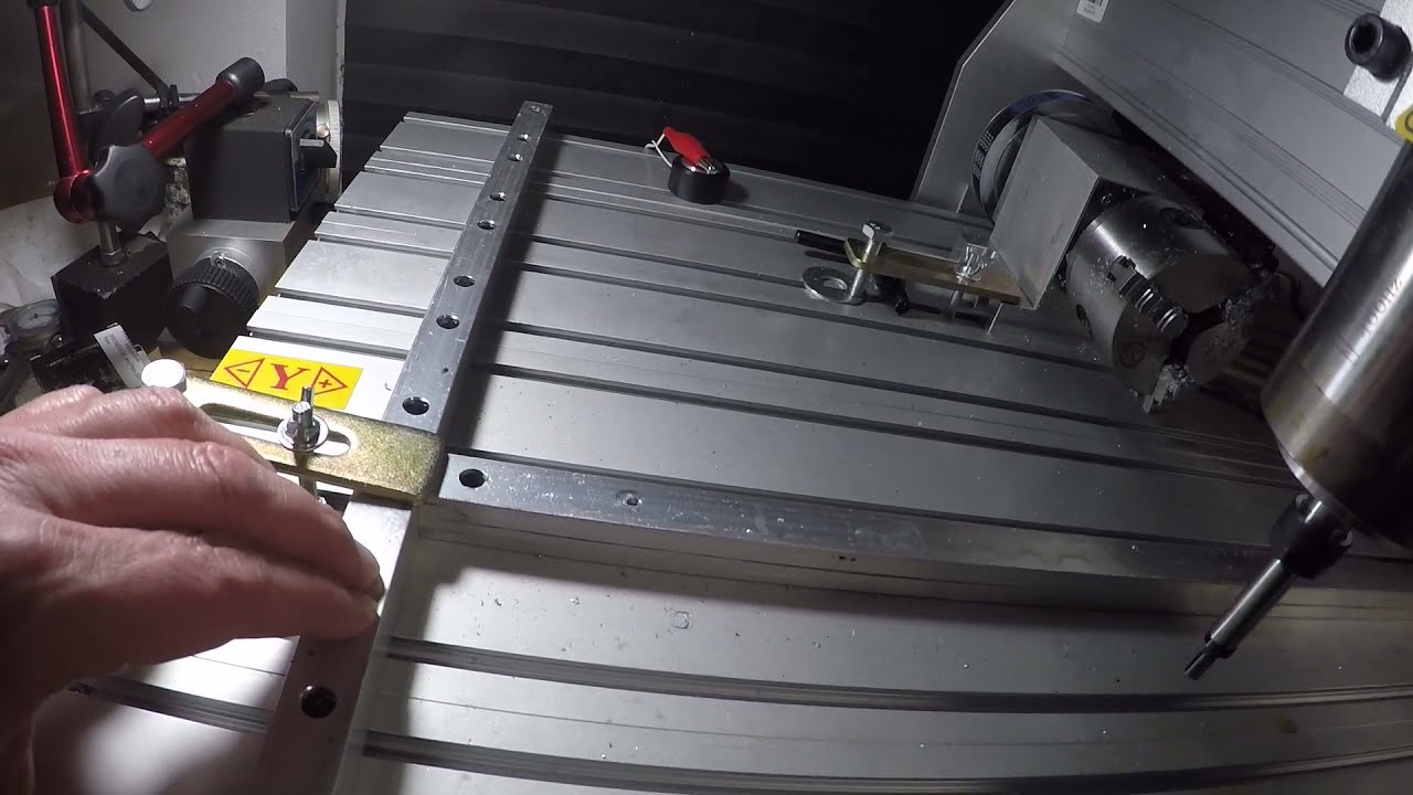 CNC 6040 bed stiffener