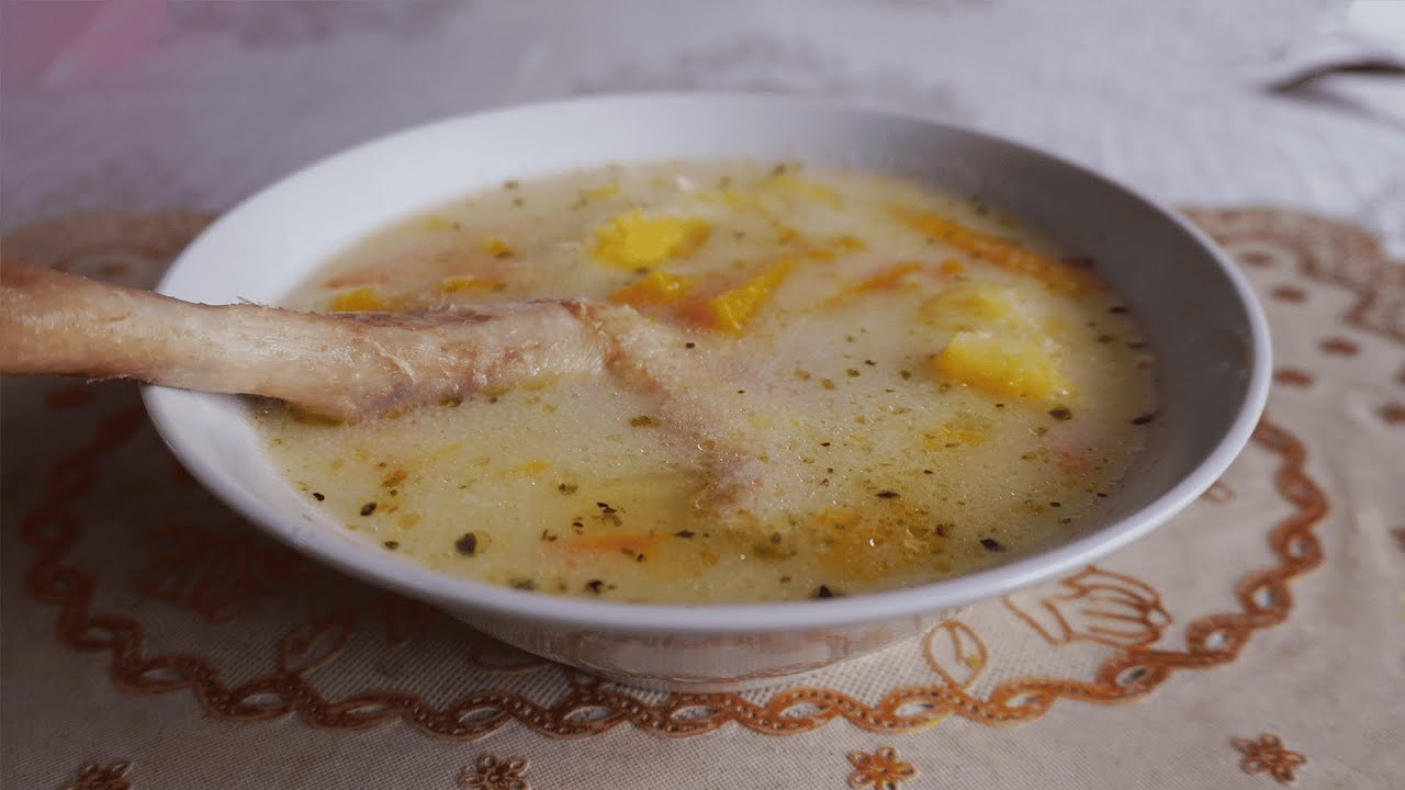 ✔️Riquísima sopa de sémola con gallina casera 🥣😋 #cocina #recetas