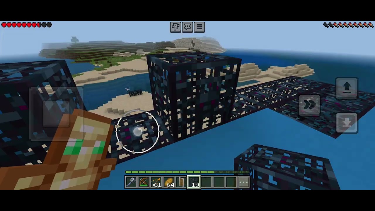 Intenté sobrevivir en una isla llena de mobs 💀