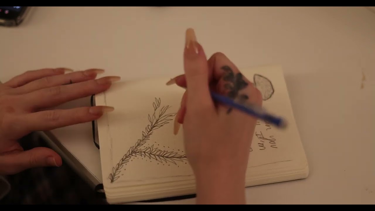 ASMR | Sketching but I'm not an artist (no talking)