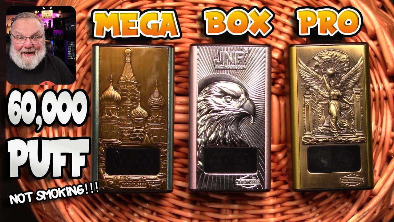 Vaping on JNR MEGA BOX PRO 60K puff Disposable Vape Review