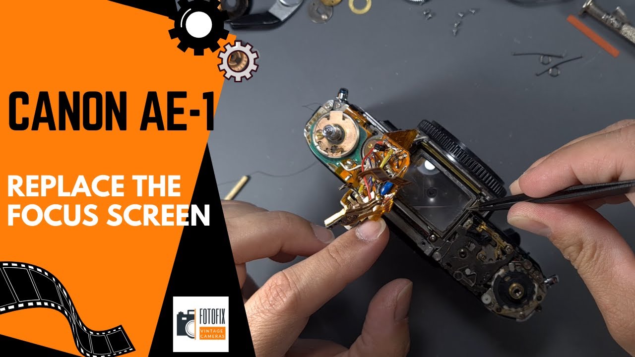 Canon AE-1 - Replace the Focus Screen