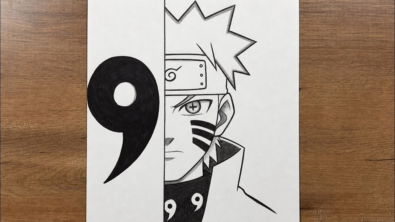How to Draw Naruto Six Paths Sage Mode Easy | Step by Step Anime Drawing